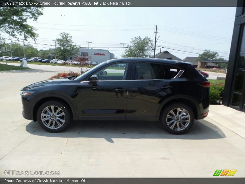 Jet Black Mica / Black 2021 Mazda CX-5 Grand Touring Reserve AWD