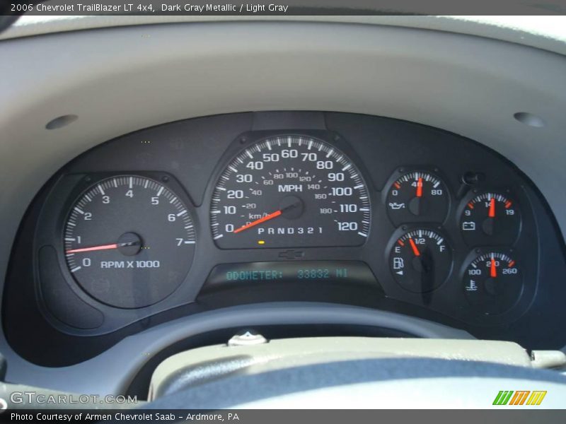 Dark Gray Metallic / Light Gray 2006 Chevrolet TrailBlazer LT 4x4