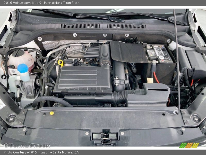 Pure White / Titan Black 2016 Volkswagen Jetta S