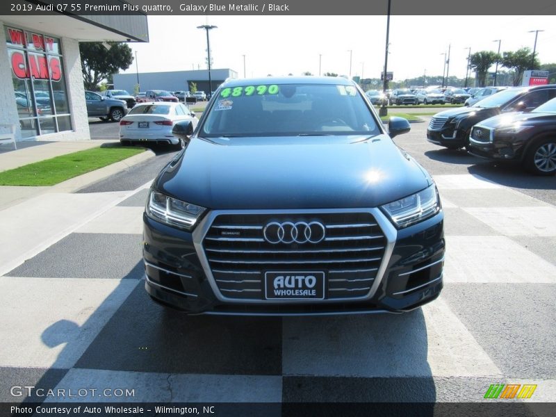 Galaxy Blue Metallic / Black 2019 Audi Q7 55 Premium Plus quattro