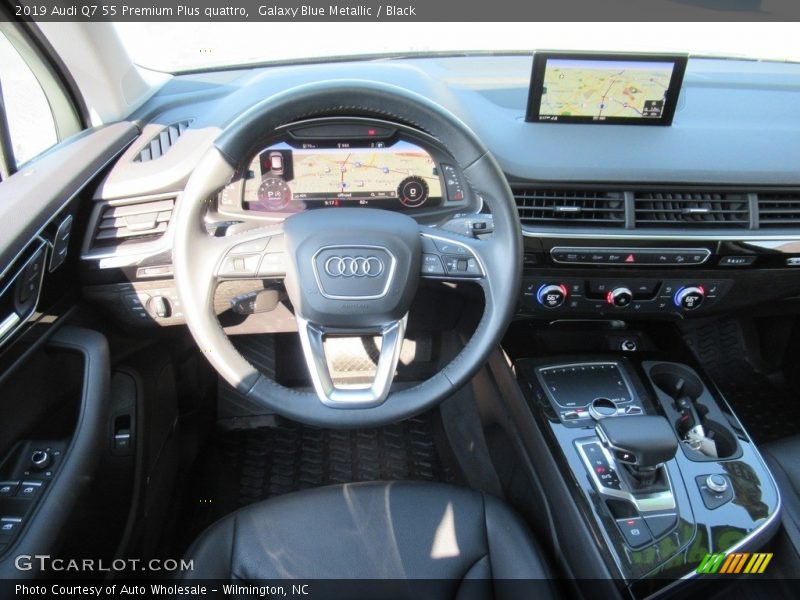Galaxy Blue Metallic / Black 2019 Audi Q7 55 Premium Plus quattro