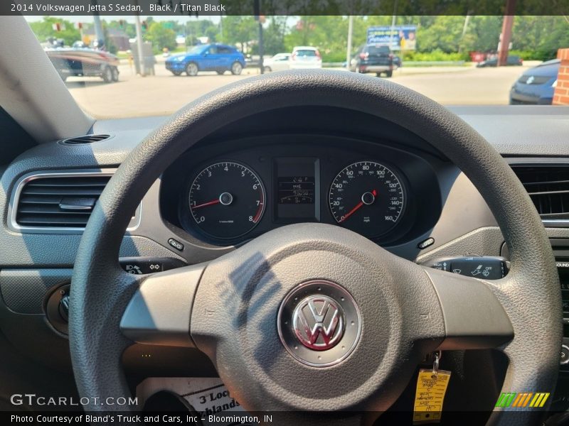 Black / Titan Black 2014 Volkswagen Jetta S Sedan