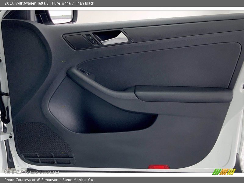 Pure White / Titan Black 2016 Volkswagen Jetta S