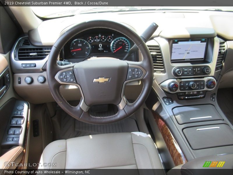 Black / Cocoa/Dune 2019 Chevrolet Suburban Premier 4WD