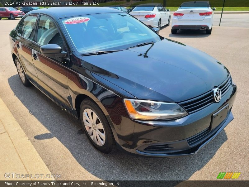 Black / Titan Black 2014 Volkswagen Jetta S Sedan