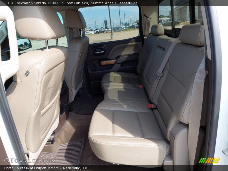 Summit White / Cocoa/Dune 2014 Chevrolet Silverado 1500 LTZ Crew Cab 4x4