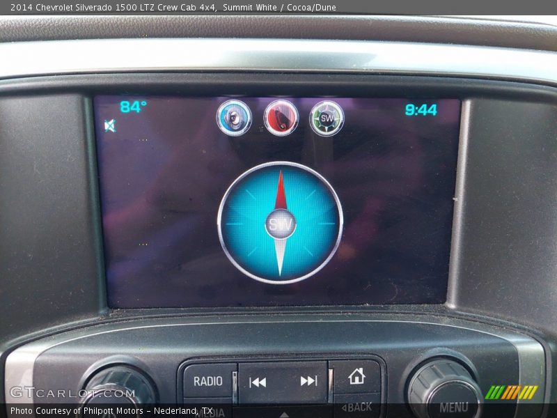 Summit White / Cocoa/Dune 2014 Chevrolet Silverado 1500 LTZ Crew Cab 4x4