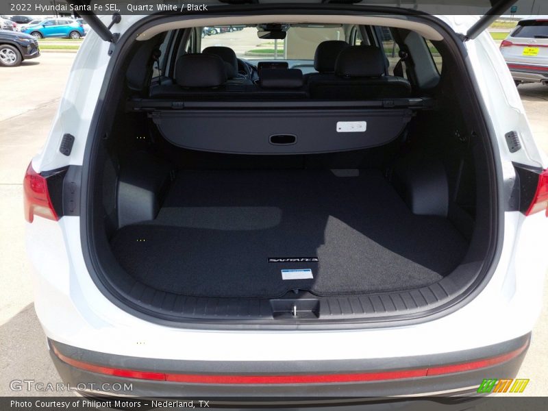Quartz White / Black 2022 Hyundai Santa Fe SEL