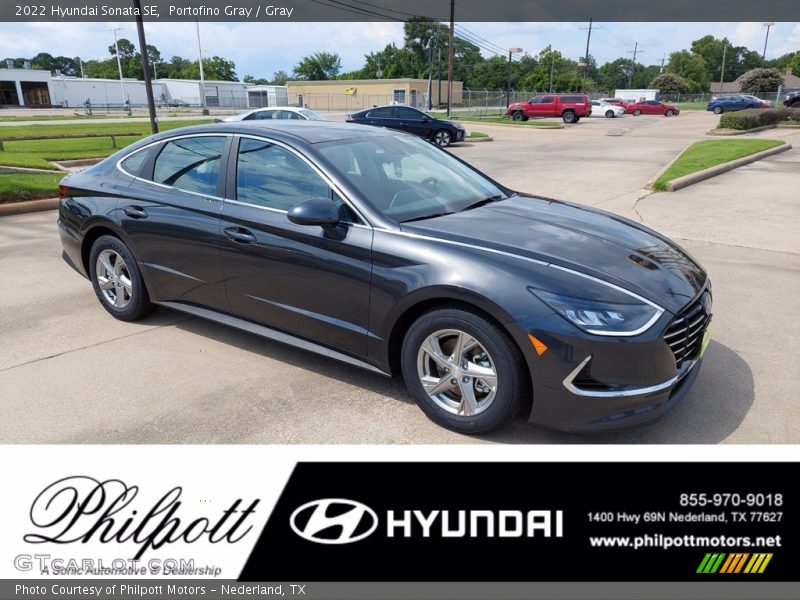 Portofino Gray / Gray 2022 Hyundai Sonata SE