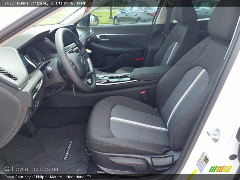  2022 Sonata SE Black Interior