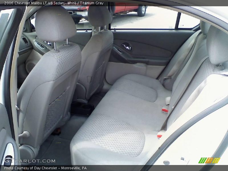White / Titanium Gray 2006 Chevrolet Malibu LT V6 Sedan