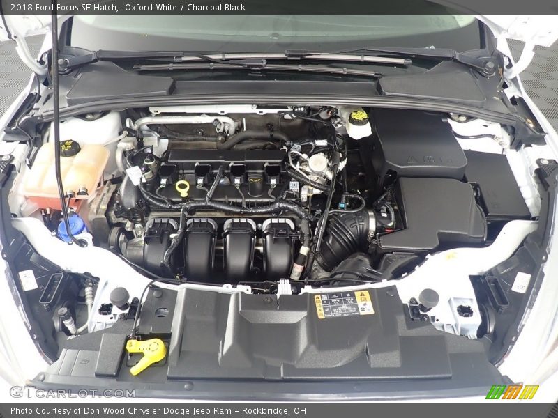 Oxford White / Charcoal Black 2018 Ford Focus SE Hatch