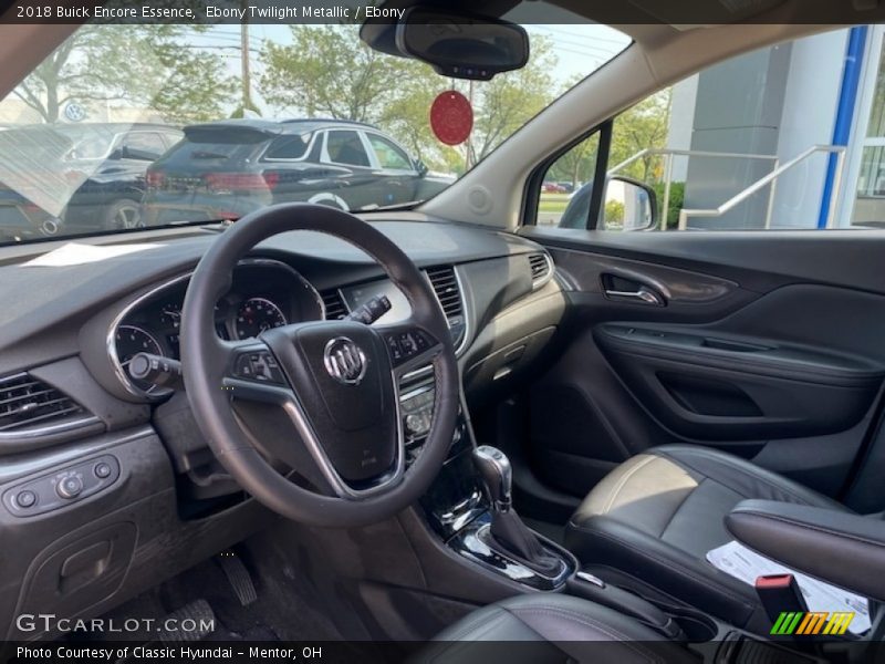 Front Seat of 2018 Encore Essence