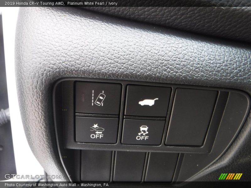 Platinum White Pearl / Ivory 2019 Honda CR-V Touring AWD