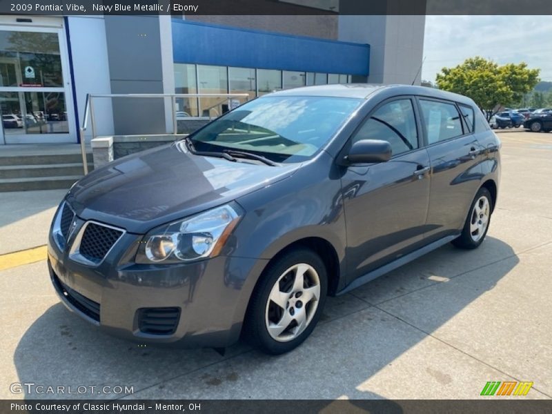 Navy Blue Metallic / Ebony 2009 Pontiac Vibe