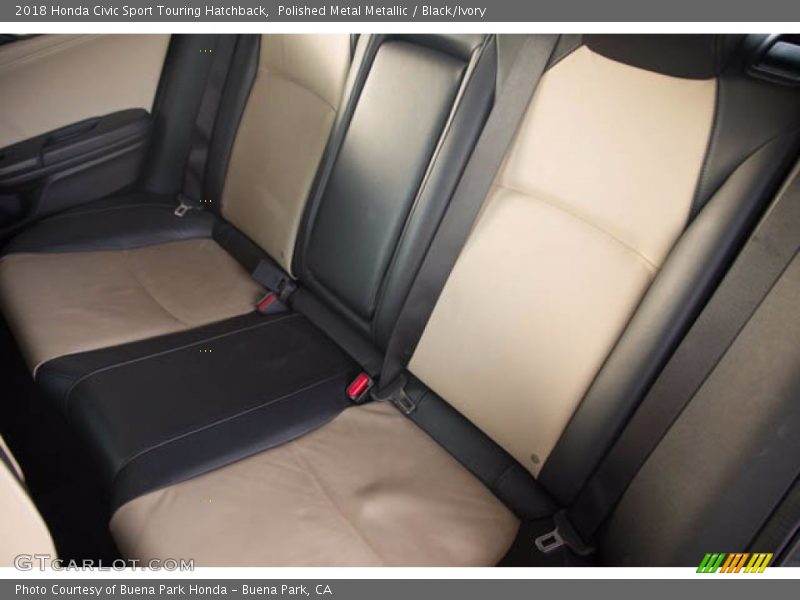 Polished Metal Metallic / Black/Ivory 2018 Honda Civic Sport Touring Hatchback