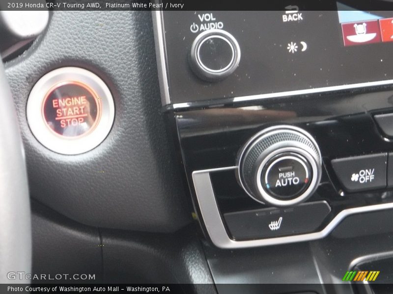 Platinum White Pearl / Ivory 2019 Honda CR-V Touring AWD