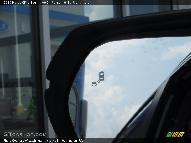 Platinum White Pearl / Ivory 2019 Honda CR-V Touring AWD