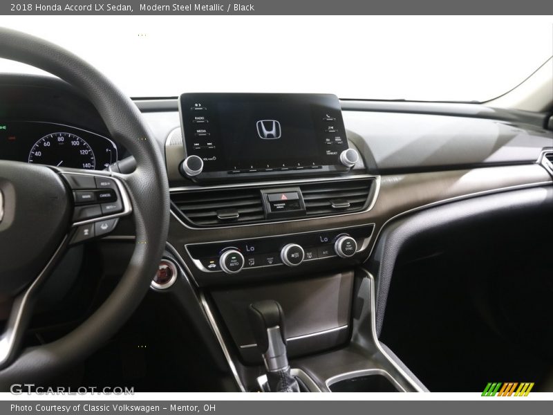Modern Steel Metallic / Black 2018 Honda Accord LX Sedan