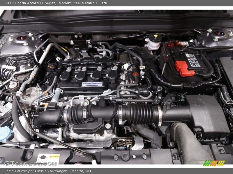 Modern Steel Metallic / Black 2018 Honda Accord LX Sedan