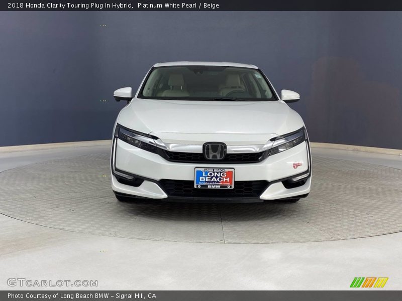 Platinum White Pearl / Beige 2018 Honda Clarity Touring Plug In Hybrid