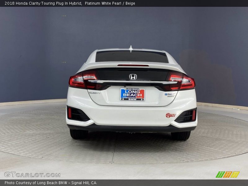 Platinum White Pearl / Beige 2018 Honda Clarity Touring Plug In Hybrid