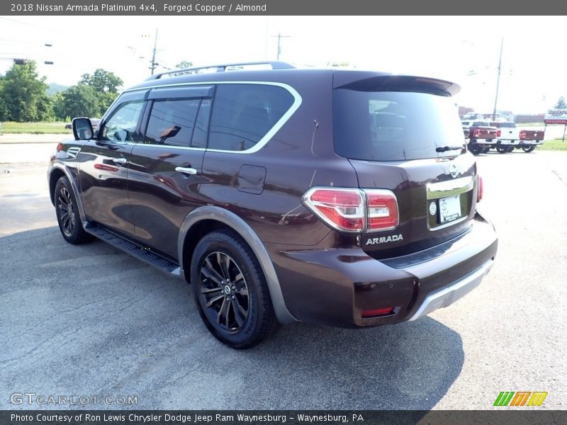 Forged Copper / Almond 2018 Nissan Armada Platinum 4x4