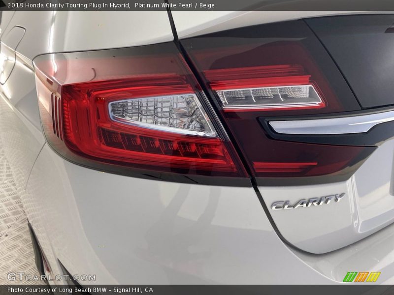 Platinum White Pearl / Beige 2018 Honda Clarity Touring Plug In Hybrid