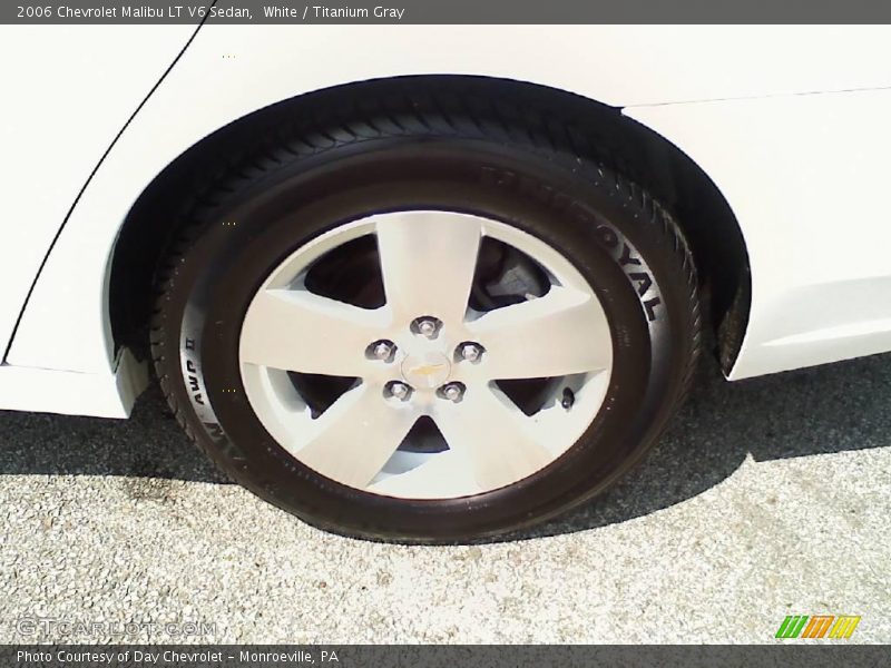 White / Titanium Gray 2006 Chevrolet Malibu LT V6 Sedan