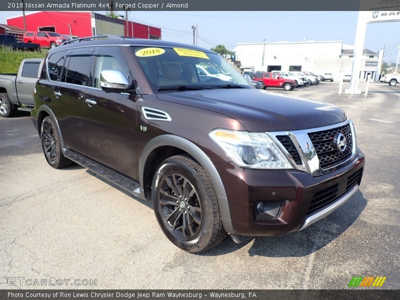 Front 3/4 View of 2018 Armada Platinum 4x4