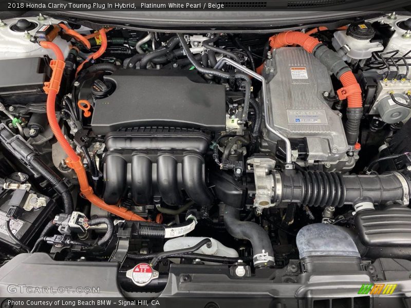  2018 Clarity Touring Plug In Hybrid Engine - 1.5 Liter DOHC 16-Valve VTEC 4 Cylinder Gasoline/Electric Plug In Hybrid