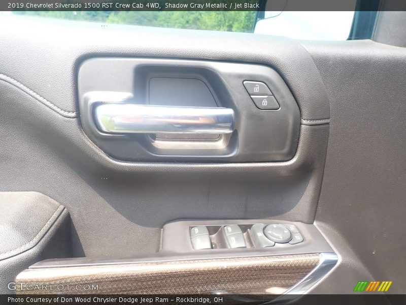 Shadow Gray Metallic / Jet Black 2019 Chevrolet Silverado 1500 RST Crew Cab 4WD