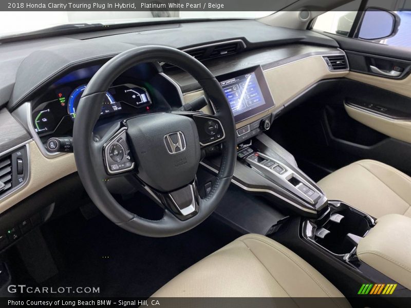 Beige Interior - 2018 Clarity Touring Plug In Hybrid 