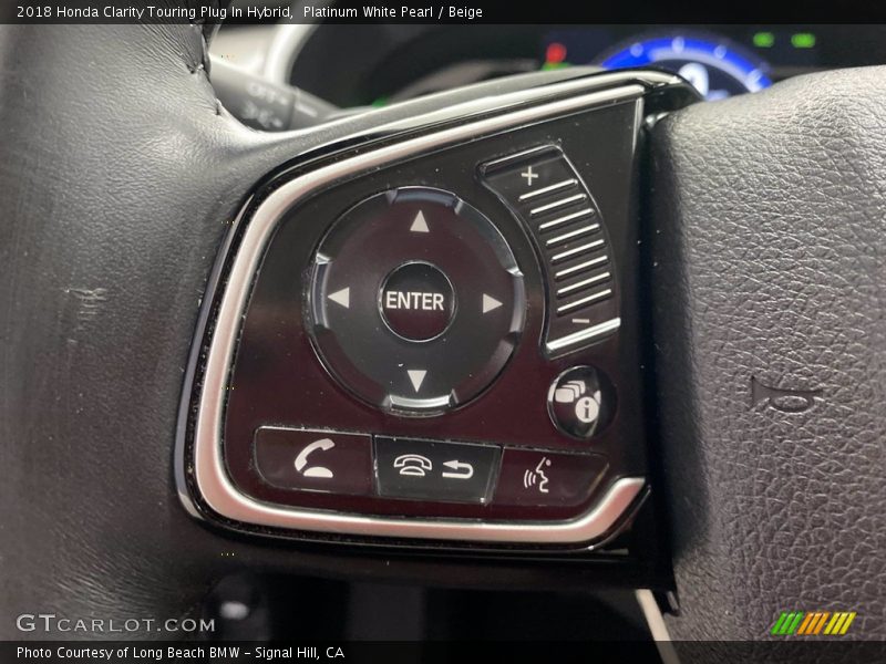 Platinum White Pearl / Beige 2018 Honda Clarity Touring Plug In Hybrid