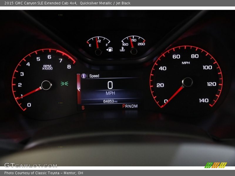  2015 Canyon SLE Extended Cab 4x4 SLE Extended Cab 4x4 Gauges