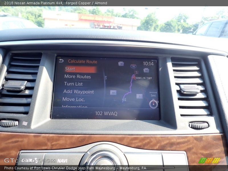 Forged Copper / Almond 2018 Nissan Armada Platinum 4x4