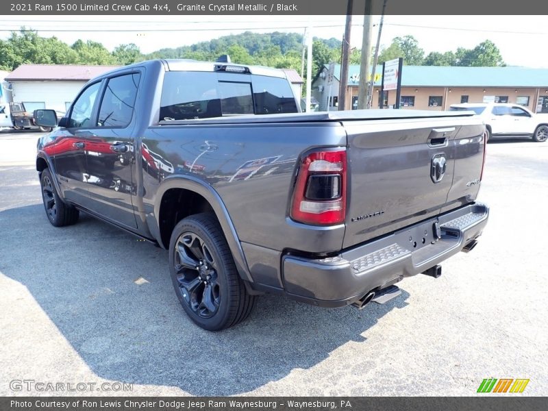 Granite Crystal Metallic / Black 2021 Ram 1500 Limited Crew Cab 4x4