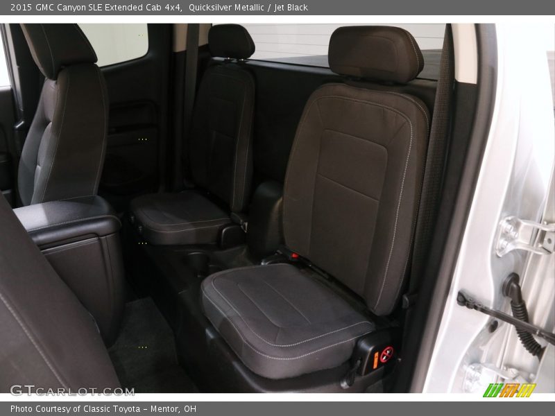 Rear Seat of 2015 Canyon SLE Extended Cab 4x4