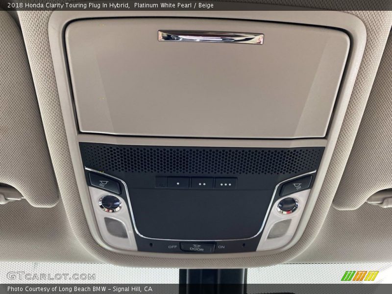 Platinum White Pearl / Beige 2018 Honda Clarity Touring Plug In Hybrid