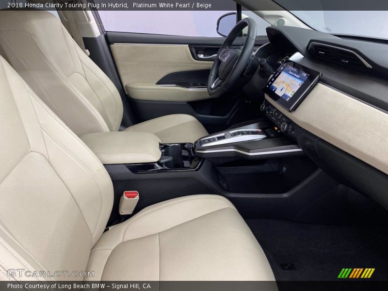 Platinum White Pearl / Beige 2018 Honda Clarity Touring Plug In Hybrid