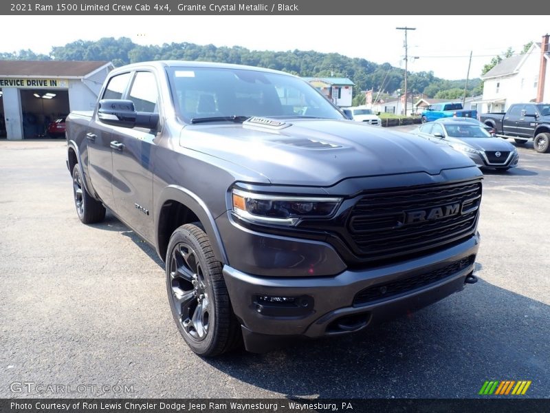 Granite Crystal Metallic / Black 2021 Ram 1500 Limited Crew Cab 4x4