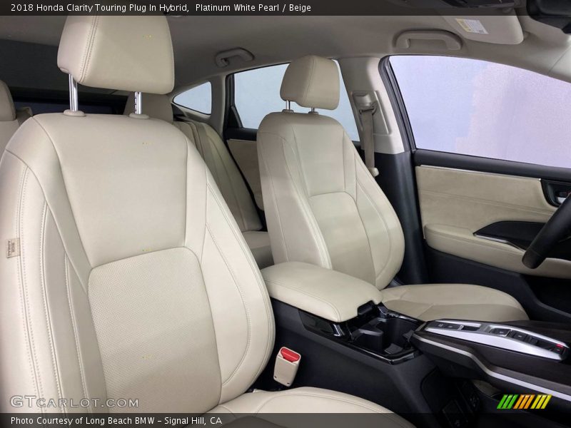 Platinum White Pearl / Beige 2018 Honda Clarity Touring Plug In Hybrid