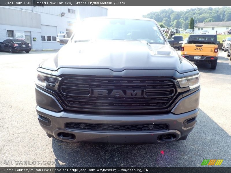 Granite Crystal Metallic / Black 2021 Ram 1500 Limited Crew Cab 4x4