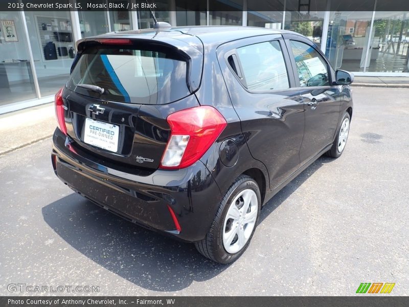 Mosaic Black / Jet Black 2019 Chevrolet Spark LS