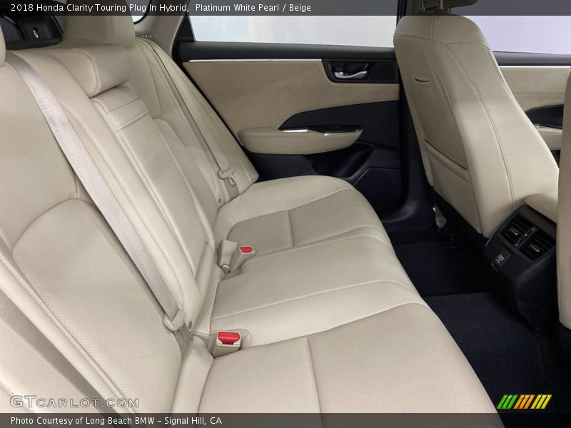 Platinum White Pearl / Beige 2018 Honda Clarity Touring Plug In Hybrid