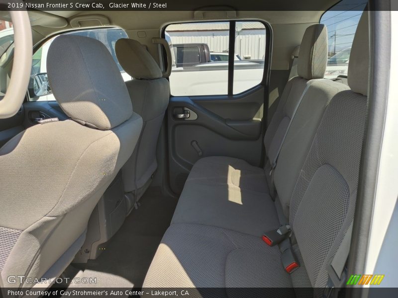 Glacier White / Steel 2019 Nissan Frontier S Crew Cab