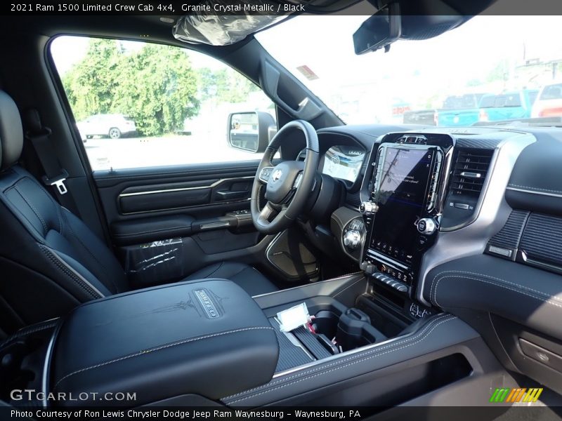 Granite Crystal Metallic / Black 2021 Ram 1500 Limited Crew Cab 4x4