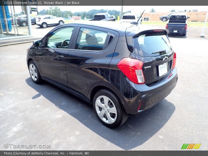 Mosaic Black / Jet Black 2019 Chevrolet Spark LS