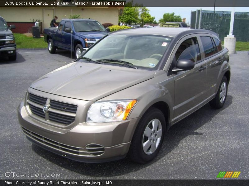 Light Khaki Metallic / Pastel Pebble Beige 2008 Dodge Caliber SE
