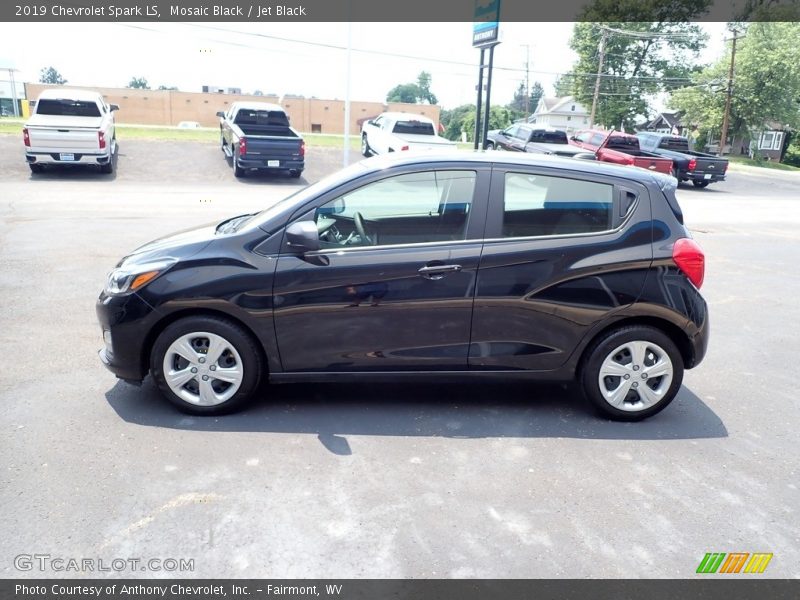 Mosaic Black / Jet Black 2019 Chevrolet Spark LS